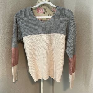 Like Lush Boutique knotted back sweater